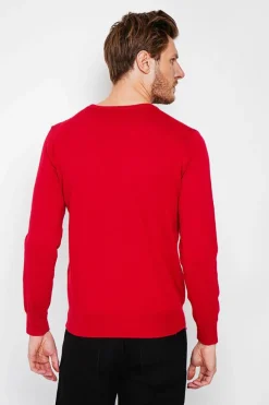 Homme C&Jo Pulls^Pull col ras de cou hermes