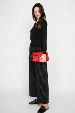 Pull col rond classique noir-C&Jo New