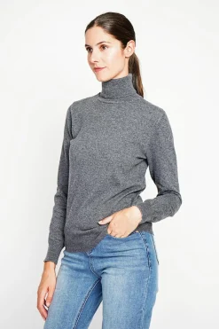 Femme Assuili Pulls^Pull col roulé classique loup