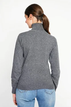 Femme Assuili Pulls^Pull col roulé classique loup