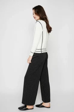Femme C&Jo Pulls^Pull col roulé montant naturel