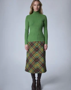 Femme Manoush Pulls^Pull col roulé Petite Côte vert