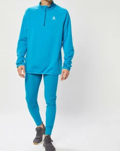 Pull col zippé Carve bleu-Odlo Outlet