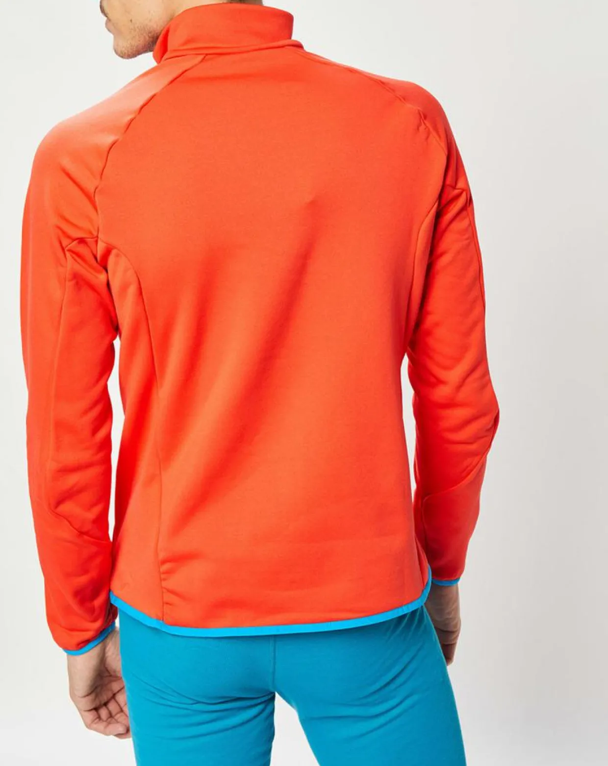 Homme Odlo Sweats^Pull col zippé Ceramicwarm rouge