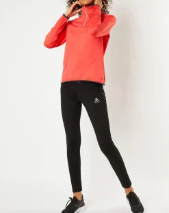 Pull col zippé Ceramicwarm rouge-Odlo Clearance
