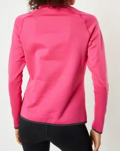 Pull col zippé Ceramicwarm fuchsia-Odlo Hot