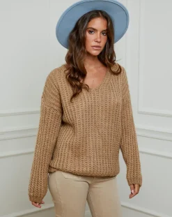 Femme L'Armoire de Suzette Pulls^Pull Constance camel