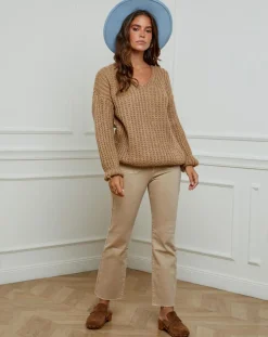 Femme L'Armoire de Suzette Pulls^Pull Constance camel