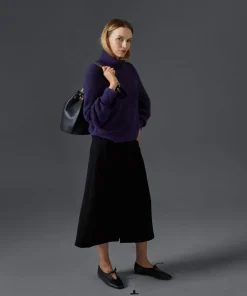 Femme Rodier Pulls^Pull Cordélia col roulé violet foncé