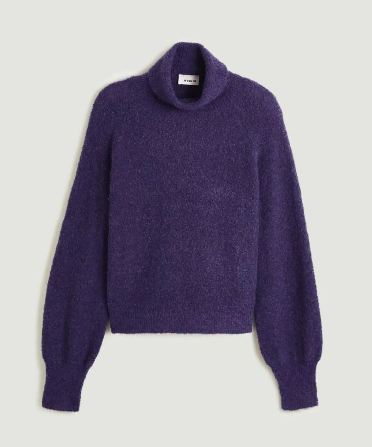 Femme Rodier Pulls^Pull Cordélia col roulé violet foncé