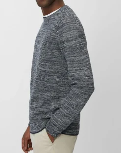 Pull Coton Mouliné bleu-Marc O'Polo Best
