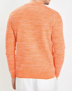 Homme Marc O'Polo Pulls^Pull Coton Mouliné orange