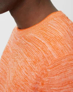 Homme Marc O'Polo Pulls^Pull Coton Mouliné orange