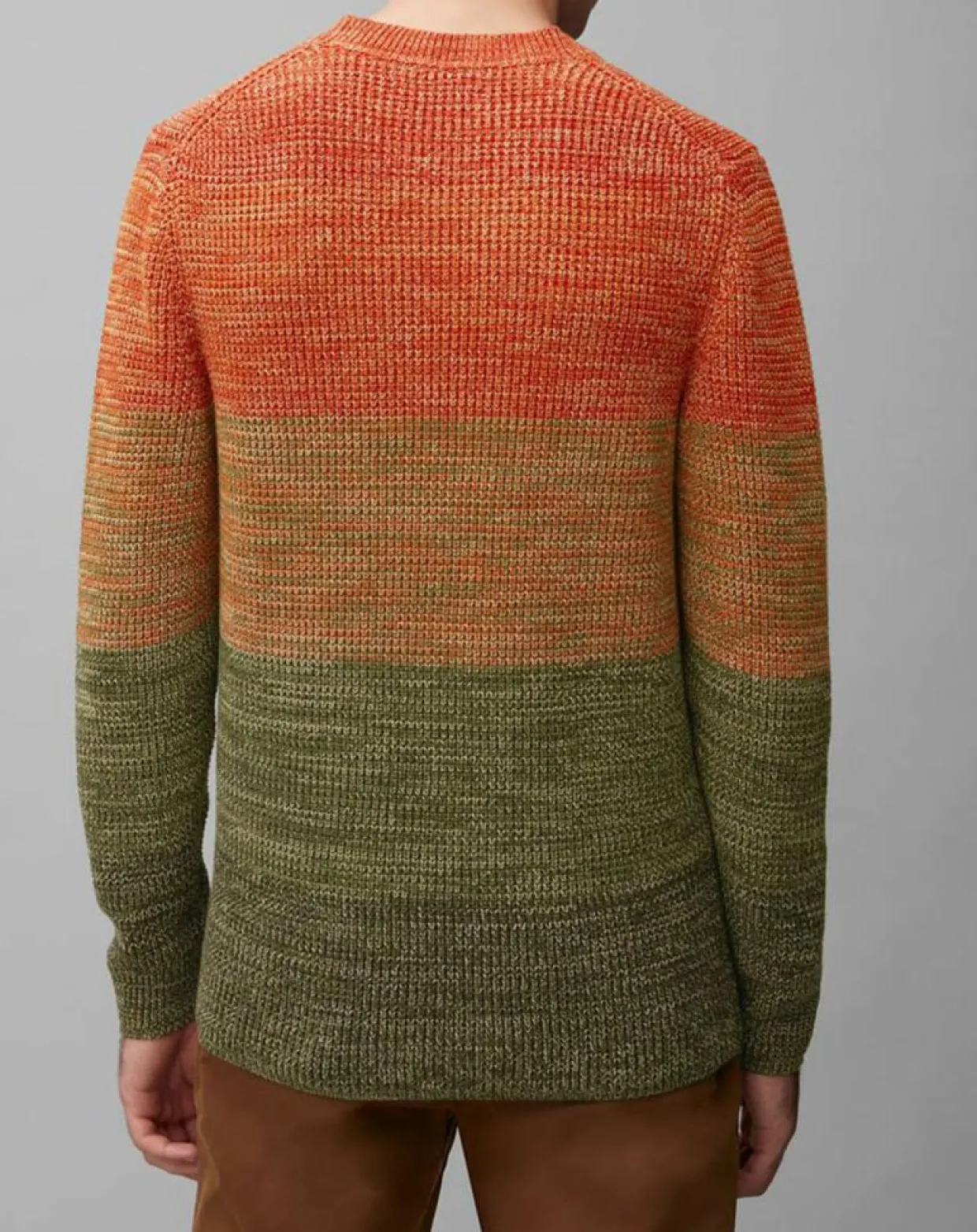 Pull Coton Mouliné orange/vert-Marc O'Polo Best
