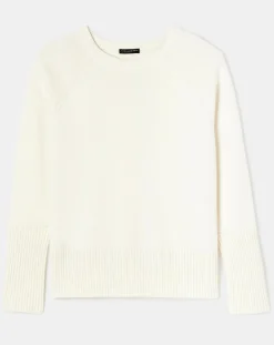 Femme Tara Jarmon Pulls^Pull écru en laine et coton ecru