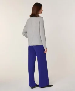 Femme Rodier Pulls^Pull Destin 100% Laine Col Satin gris clair