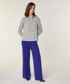 Femme Rodier Pulls^Pull Destin 100% Laine Col Satin gris clair