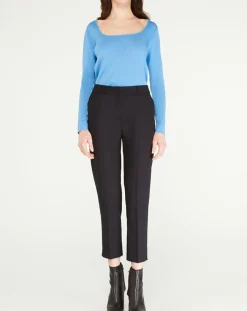 Pull Drice Col carré bleu-Galeries Lafayette Best