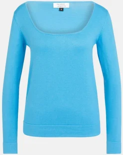 Pull Drice Col carré bleu-Galeries Lafayette Best