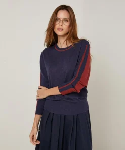 Femme Rodier Pulls^Pull Elsa en Laine mélangée bleu denim