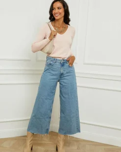 Pull en Cachemire mélangé Audrey rose-Soft Cashmere Best