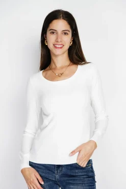 Femme Assuili Pulls^Pull en Cachemire mélangé col rond naturel