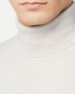 Homme Replay Pulls^Pull en Cachemire mélangé Col Roulé beige