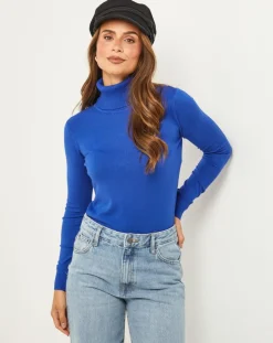 Femme Soft Cashmere Pulls^Pull en Cachemire mélangé Heloise royal