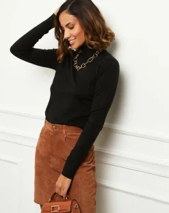 Femme Soft Cashmere Pulls^Pull en Cachemire mélangé Ilyana noir