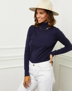 Femme Soft Cashmere Pulls^Pull en Cachemire mélangé Ilyana marine