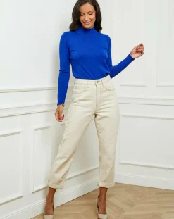 Pull en Cachemire mélangé Jade royal-Soft Cashmere Hot