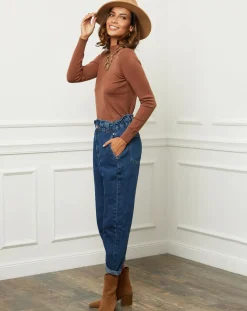 Pull en Cachemire mélangé Louna café-Soft Cashmere Best