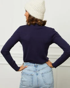 Femme Soft Cashmere Pulls^Pull en Cachemire mélangé Louna marine