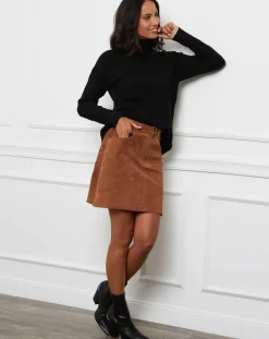 Pull en Cachemire mélangé Margaux noir-Soft Cashmere Online