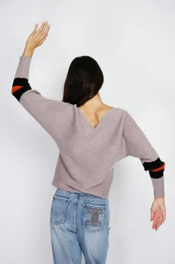 Femme Assuili Pulls^Pull en Cachemire mélangé ras du cou désert