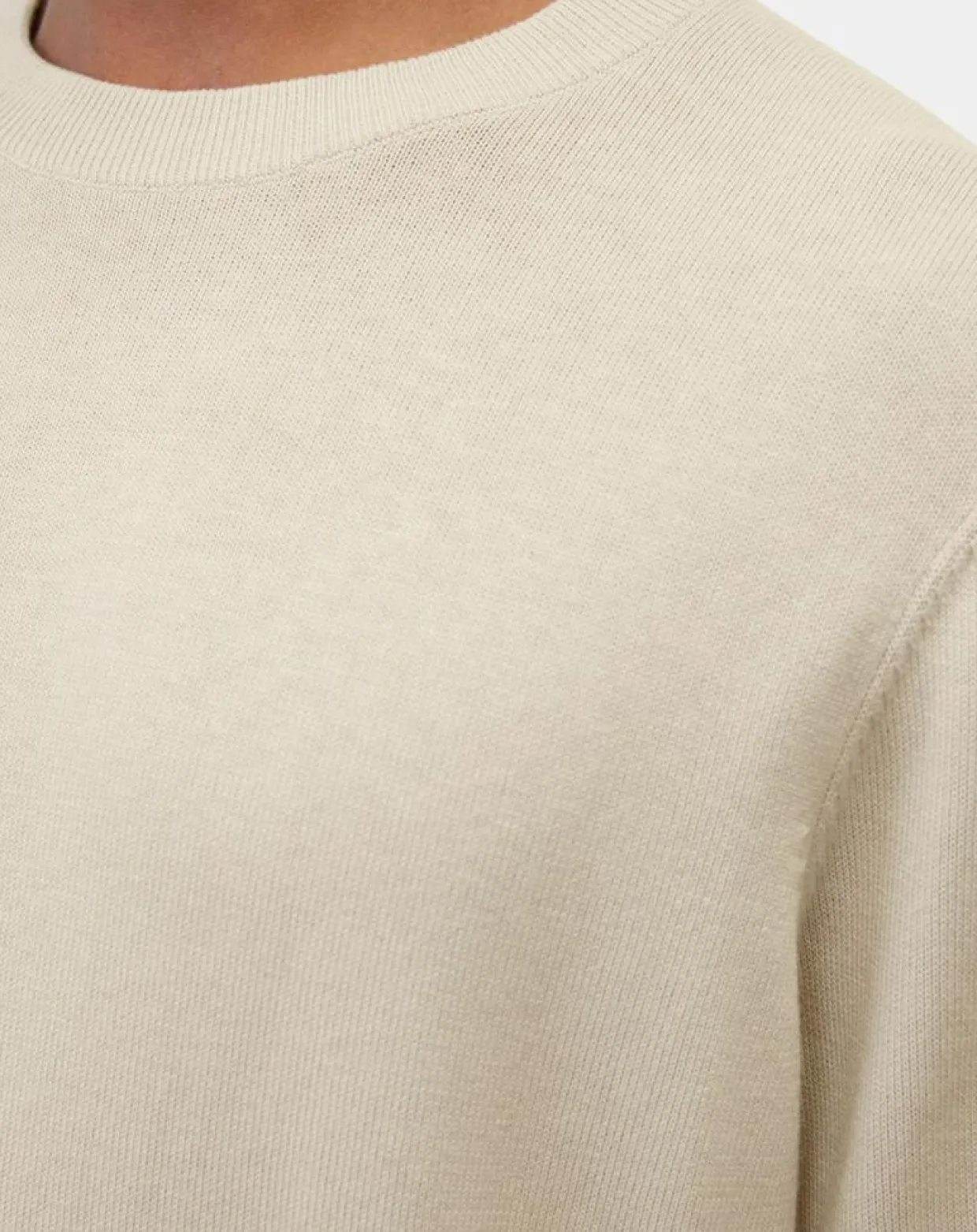 Homme Marc O'Polo Pulls^Pull en Coton & Cachemire écru