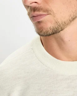 Pull en Coton & Lin écru-Marc O'Polo Discount