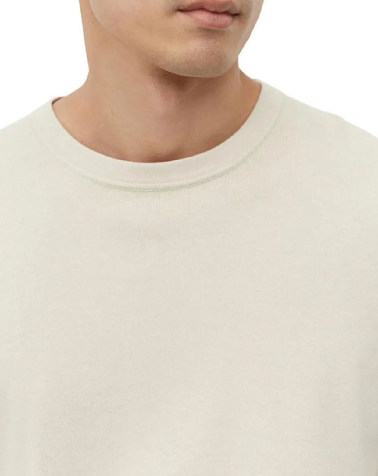 Pull en Coton & Soie beige-Marc O'Polo New
