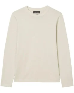 Pull en Coton & Soie beige-Marc O'Polo New