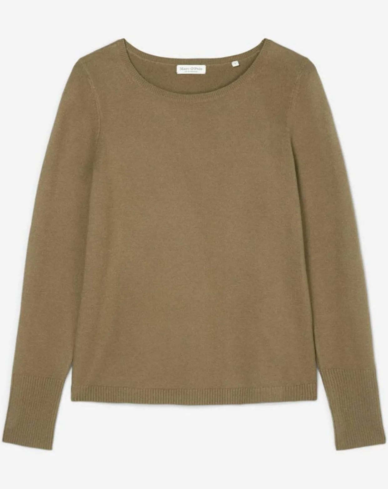 Femme Marc O'Polo Pulls^Pull en Coton, Laine & Alpaga mélangés Basique marron