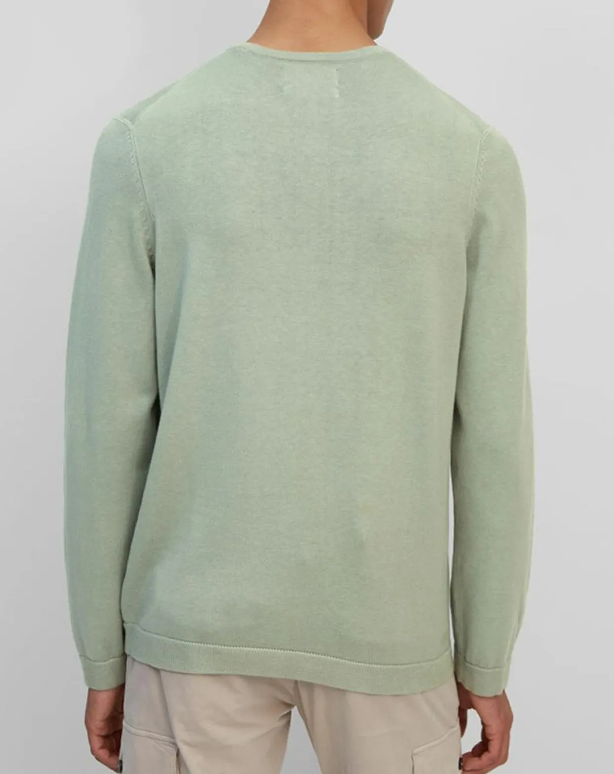 Homme Marc O'Polo Pulls^Pull en Coton Organic & Cachemire vert d'eau