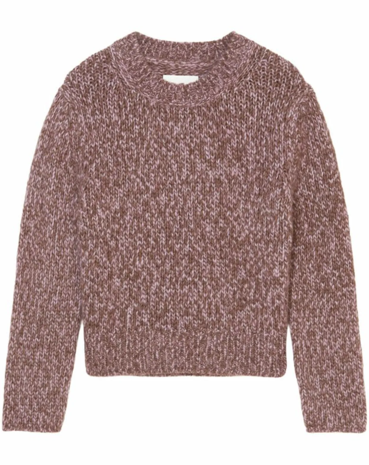 Femme Marc O'Polo Pulls^Pull en Laine & Alpaga mélangés marron