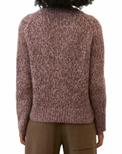 Femme Marc O'Polo Pulls^Pull en Laine & Alpaga mélangés marron