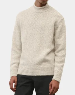 Homme Marc O'Polo Pulls^Pull en Laine & Alpaga mélangés Relax écru