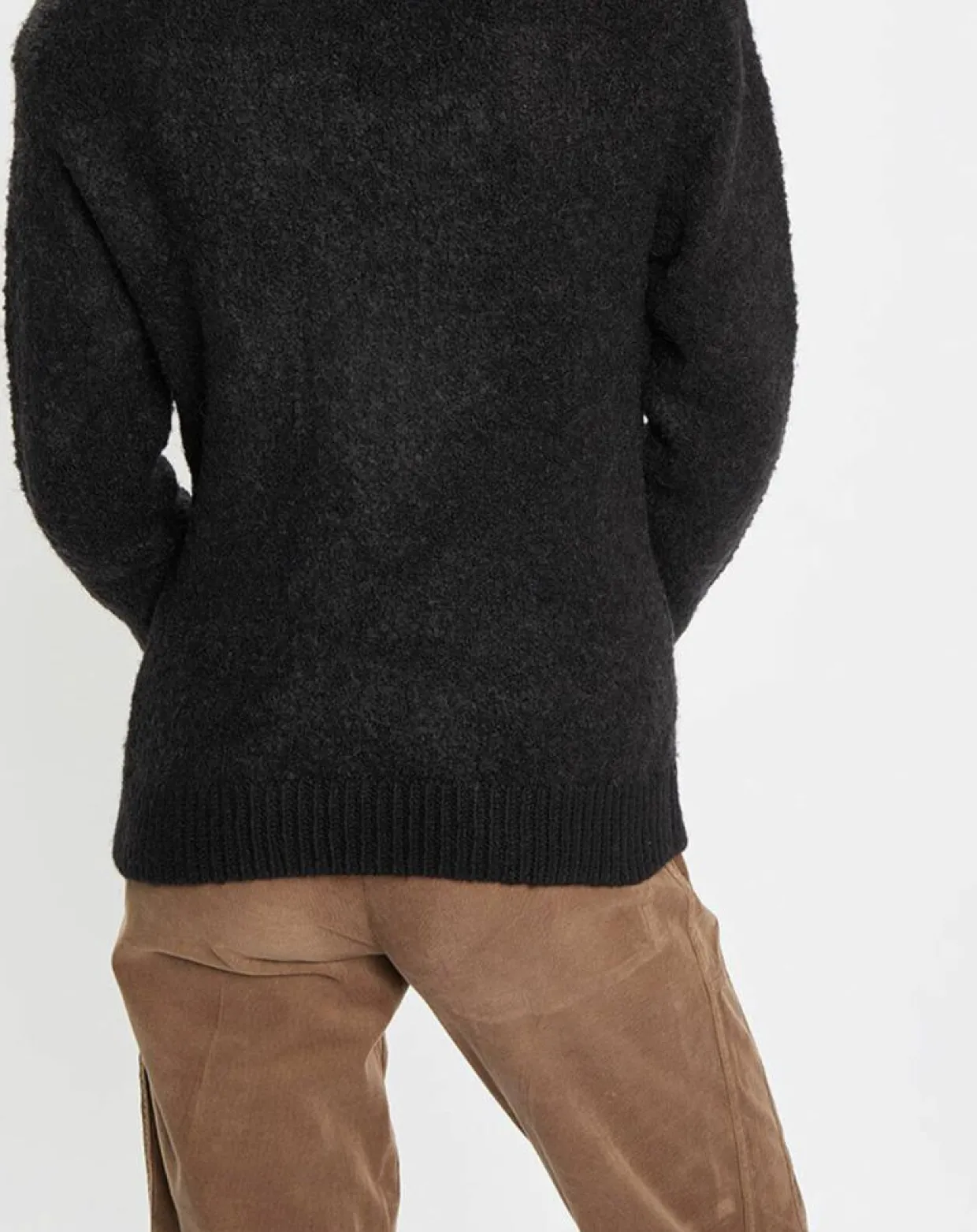 Pull en Laine & Alpaga mélangés noir-Marc O'Polo Best