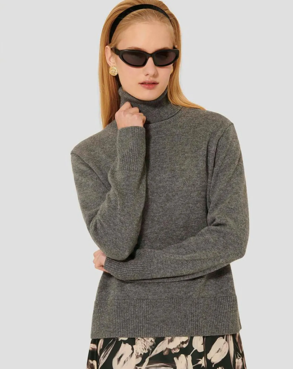 Femme Tara Jarmon Pulls^Pull en Laine & Alpaga Palia gris chiné