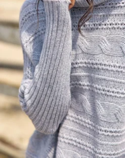 Femme Lauren Vidal Pulls^Pull en Laine & Cachemire Nox gris