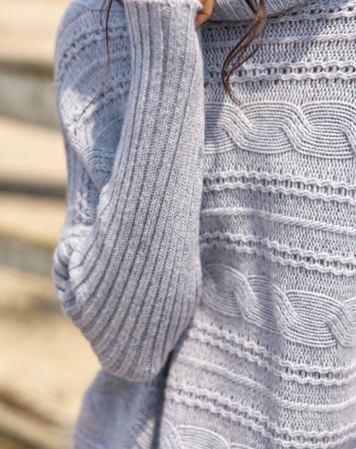 Femme Lauren Vidal Pulls^Pull en Laine & Cachemire Nox gris