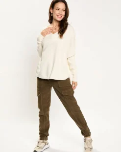 Pull en Laine & Cachemire mélangés Naos crème-Lauren Vidal Best
