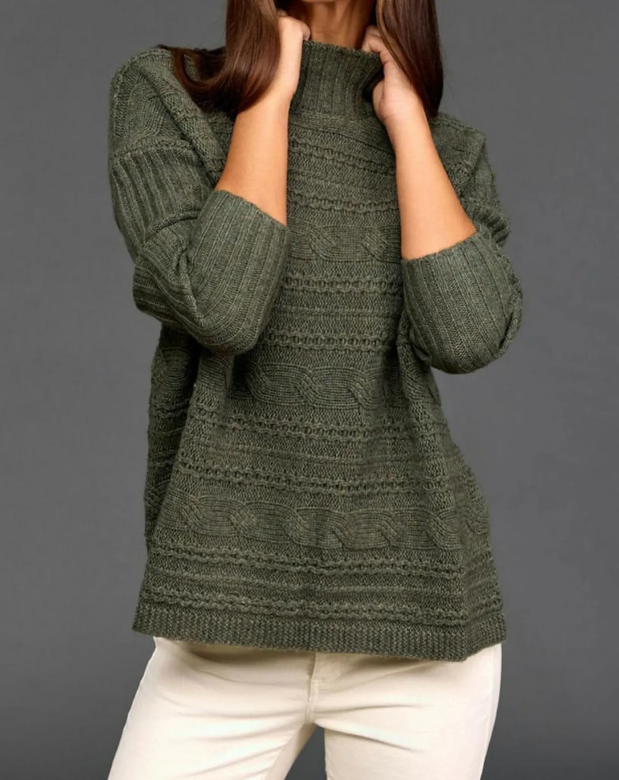 Pull en Laine & Cachemire Nox bronze-Lauren Vidal Online